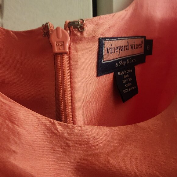 Vineyard Vines: Bouquet Dress Pink - Picture 4 of 4